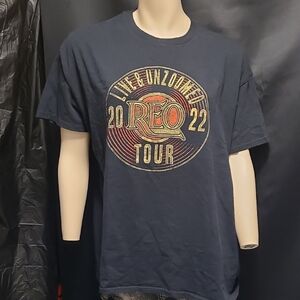 REO Speedwagon Tour Men's Black T-Shirt